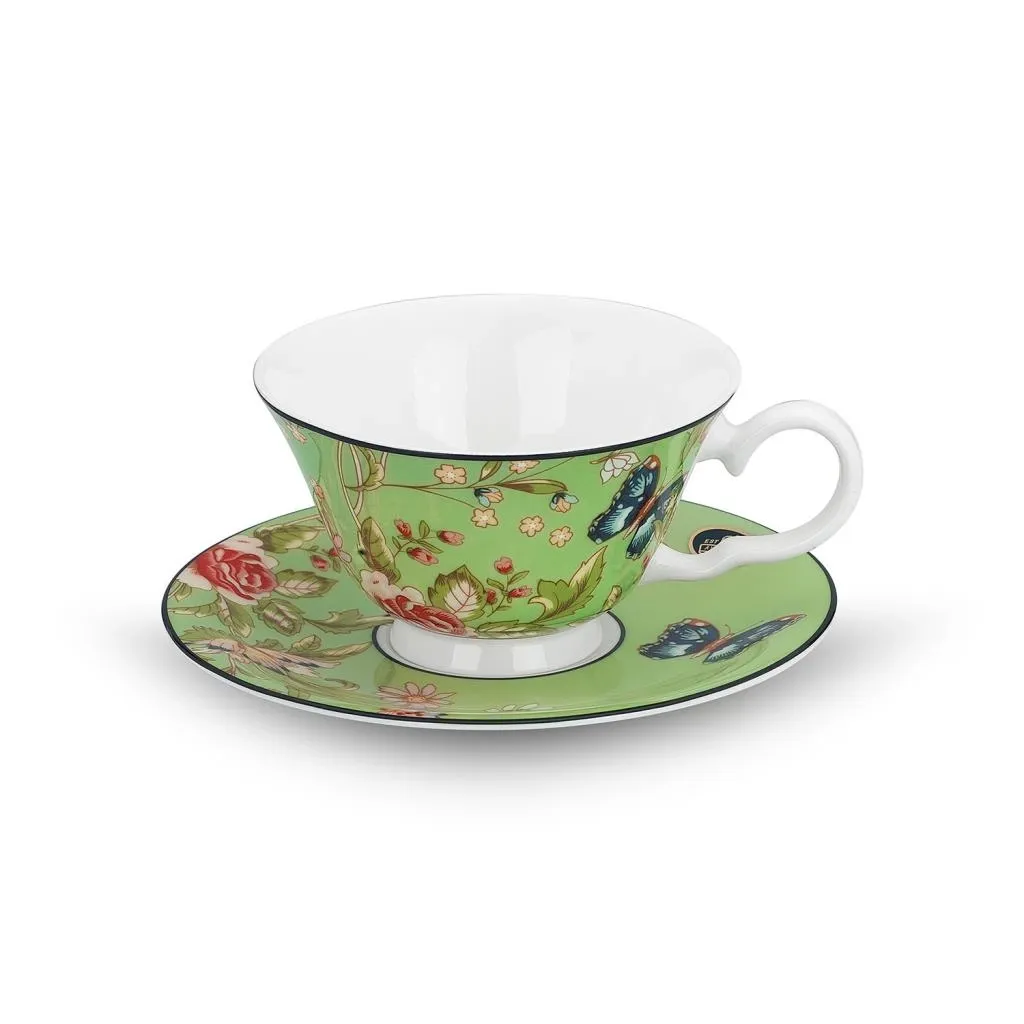 Aynsley Cottage Garden Windsor Çay Fincanı-Yeşil
