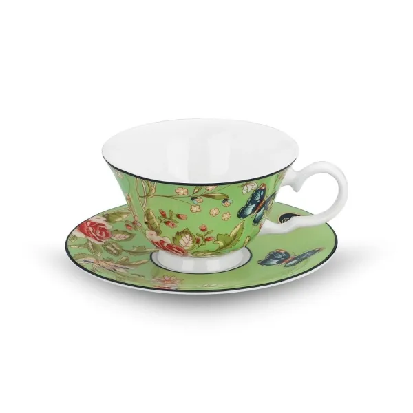 Aynsley Cottage Garden Windsor Çay Fincanı-Yeşil