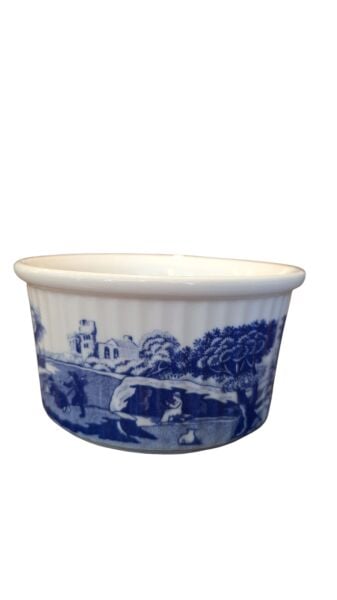Spode Blue Italian Sufle Kasesi 2’li Set