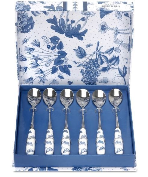 Portmeirion Botanic Blue Çay Kaşığı Seti 6’lı