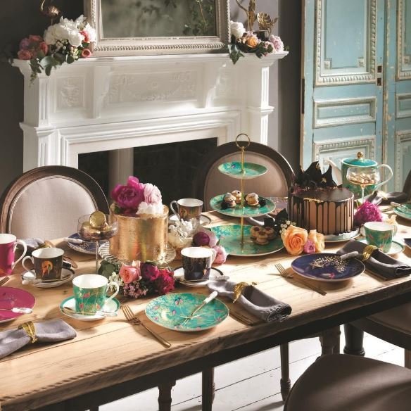 Sara Miller London Portmeirion Chelsea 4'lü Çatal Seti