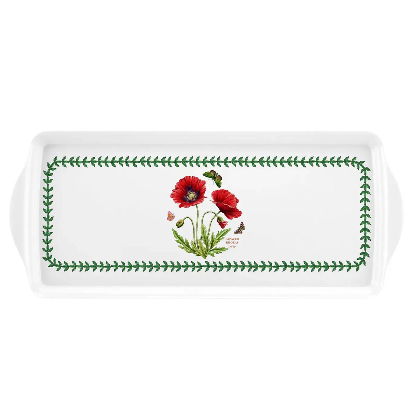 PORTMEIRION BOTANIC GARDEN MELAMİN TEPSİ GELİNCİK (37,2CM. *16 CM)