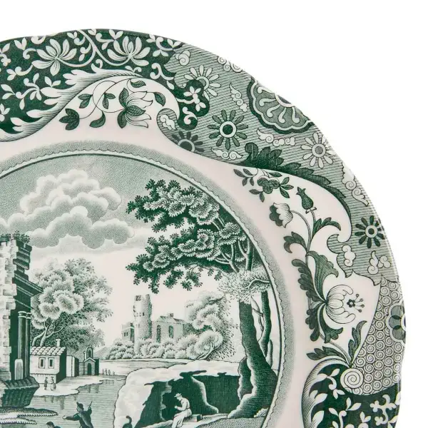 SPODE HERITAGE GREEN ITALIAN 27 CM TABAK