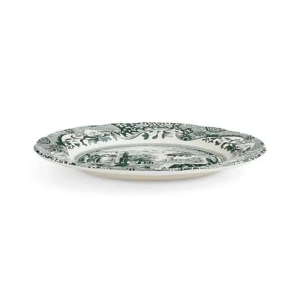 SPODE HERITAGE GREEN ITALIAN 27 CM TABAK