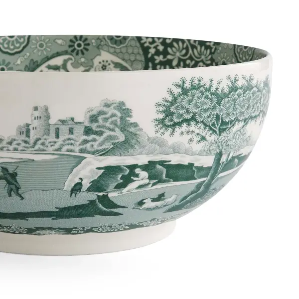 SPODE HERITAGE GREEN ITALIAN YUVARLAK SALATA SERVİSİ