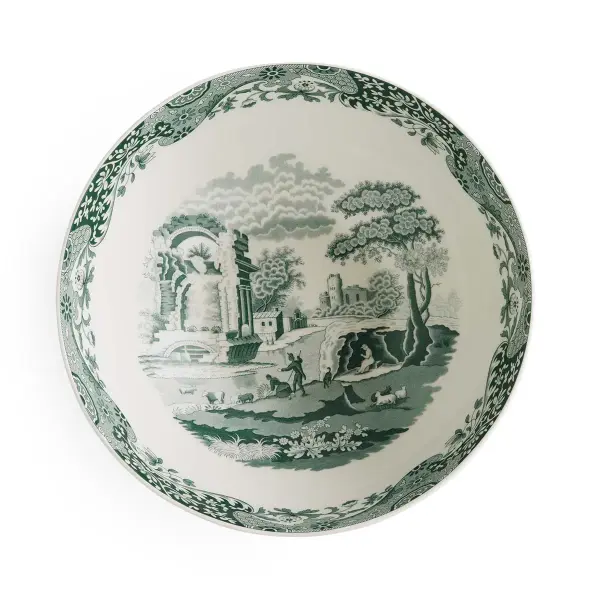 SPODE HERITAGE GREEN ITALIAN YUVARLAK SALATA SERVİSİ