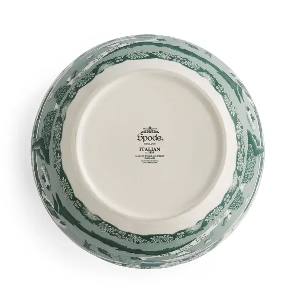 SPODE HERITAGE GREEN ITALIAN YUVARLAK SALATA SERVİSİ