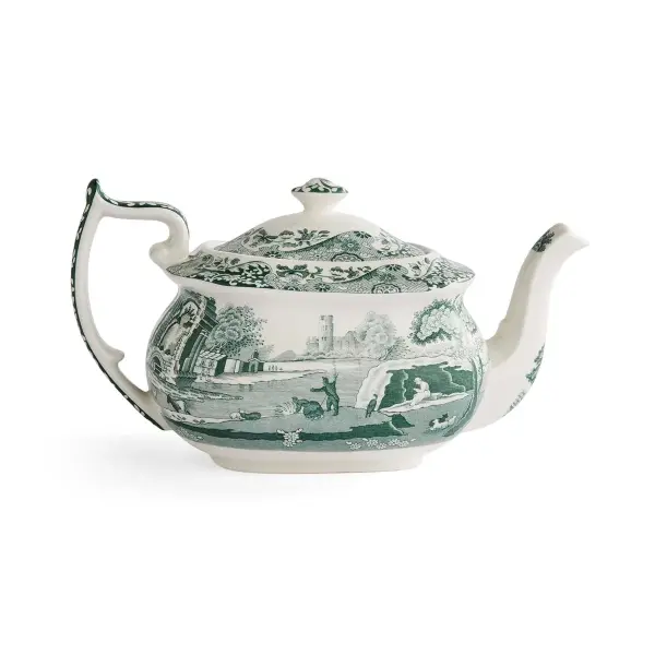 Spode Heritage Green Italian Çay Demliği