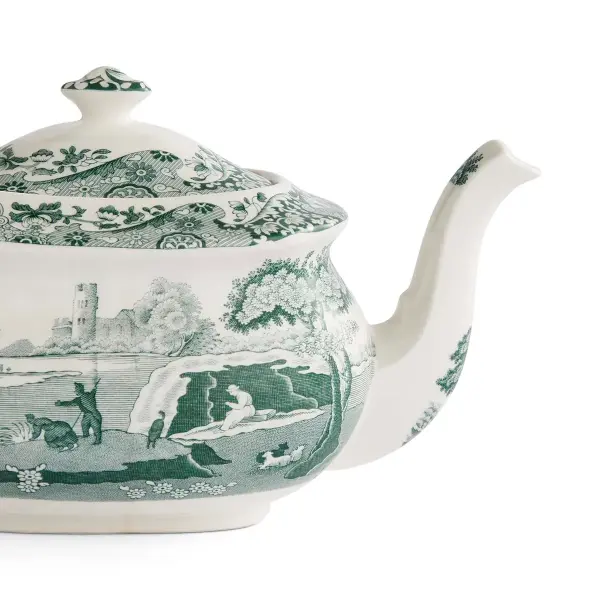 Spode Heritage Green Italian Çay Demliği