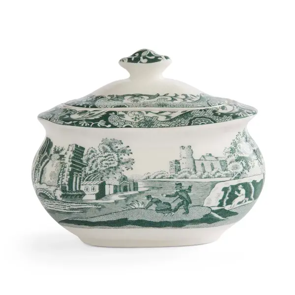 Spode Heritage Green Italian Şekerlik