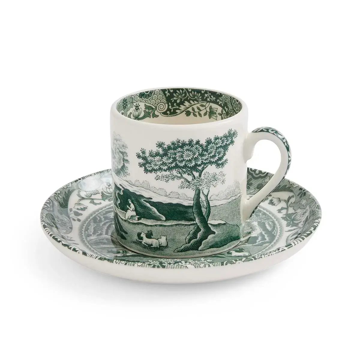 SPODE HERITAGE GREEN ITALIAN TÜRK KAHVE FİNCANI