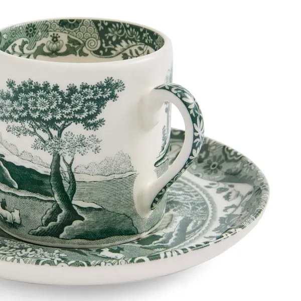 SPODE HERITAGE GREEN ITALIAN TÜRK KAHVE FİNCANI