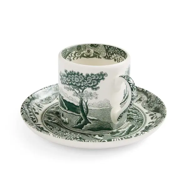 SPODE HERITAGE GREEN ITALIAN TÜRK KAHVE FİNCANI