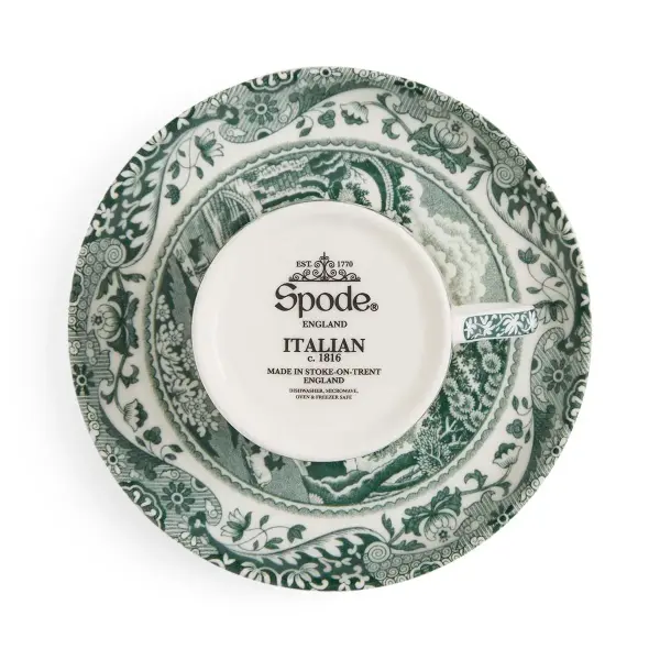 SPODE HERITAGE GREEN ITALIAN TÜRK KAHVE FİNCANI