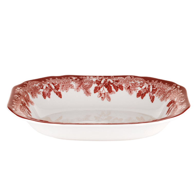 Spode Winter’s Scene Oval Servis 23,5 cm