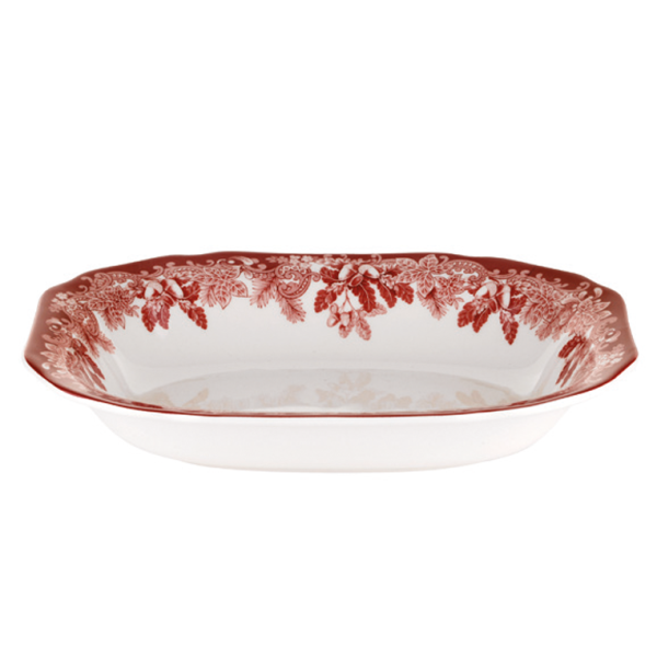 Spode Winter’s Scene Oval Servis 23,5 cm