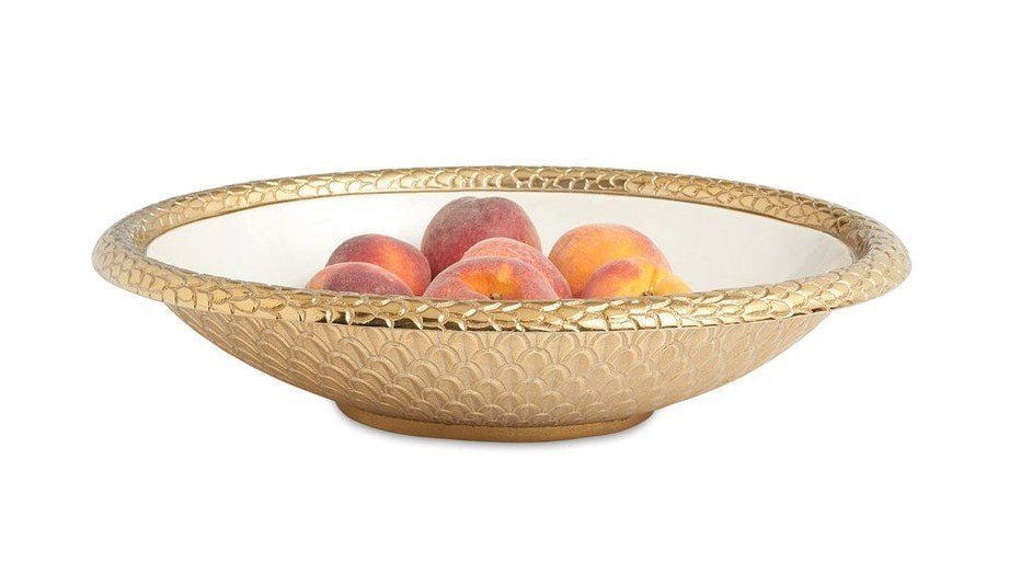 Julia Knight Florentine Oval Kase Gold Snow 38 cm
