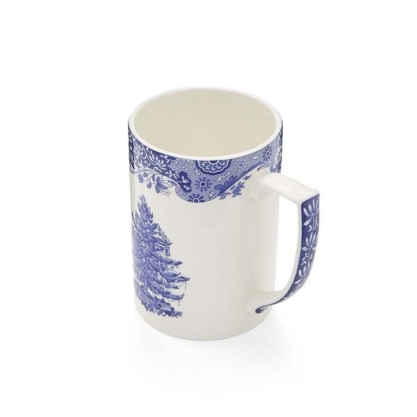 SPODE BLUE CHRISTMAS TREE KUPA