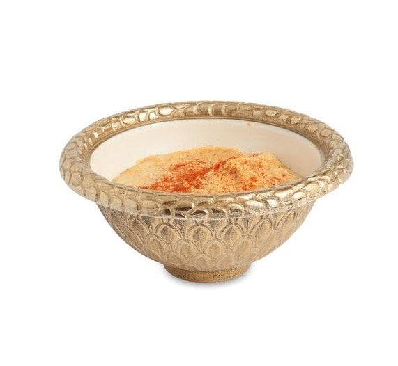 Julia Knight Florentine 11cm Yuvarlak Kase Gold Snow