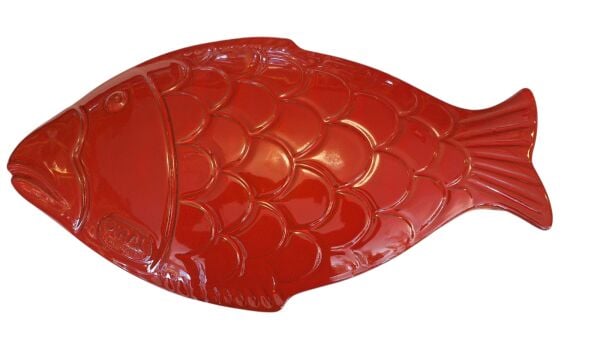 ''SAMBONET'' KAPAKLI FIRIN KABI-KIRMIZI BALIK- 41 CM