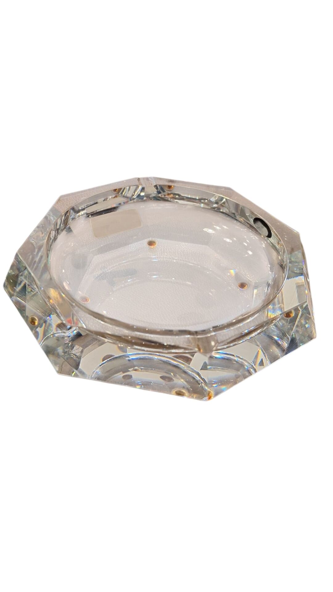 SCHUBERT- KRİSTAL KÜLTABAĞI SEKİZGEN (çap: 16,5cm)