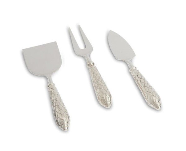 JULIA NIGHT FLORENTINE PEYNİR SUNUM SETİ 3 LÜ GRİ