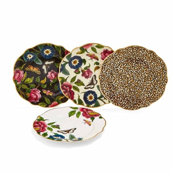 Spode Creatures of Curiosity Pasta Tabağı 19 cm 4’lü Set