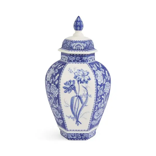 Spode Blue Italian Floral Vazo