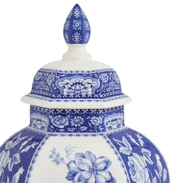 Spode Blue Italian Floral Vazo