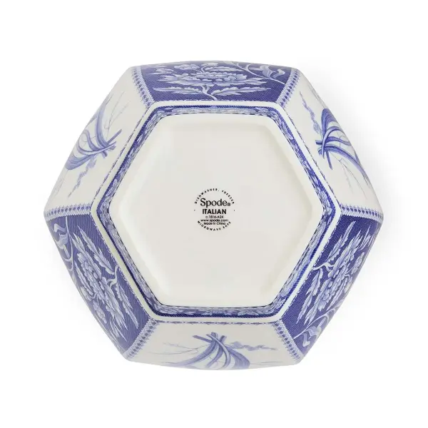 Spode Blue Italian Floral Vazo
