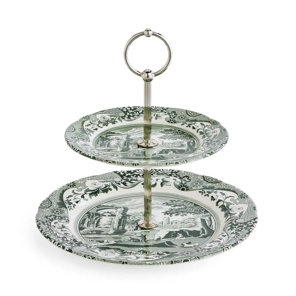 SPODE HERITAGE GREEN ITALIAN 2 KATLI SERVİS