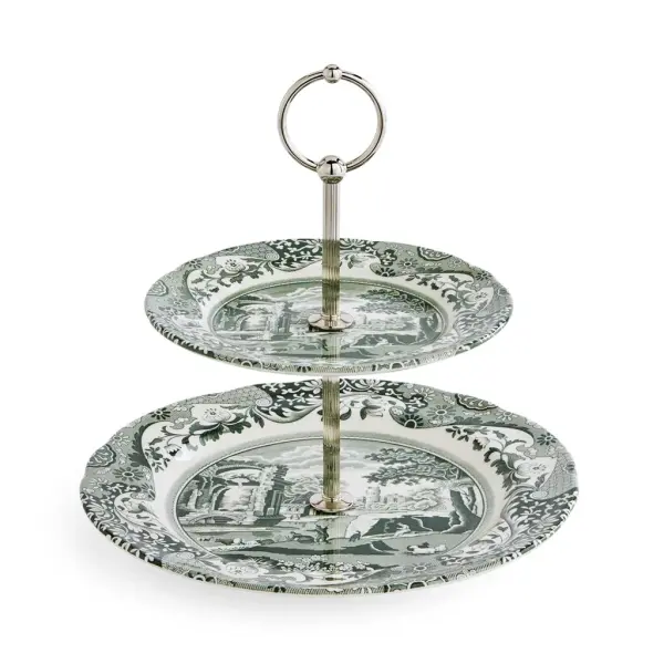 SPODE HERITAGE GREEN ITALIAN 2 KATLI SERVİS