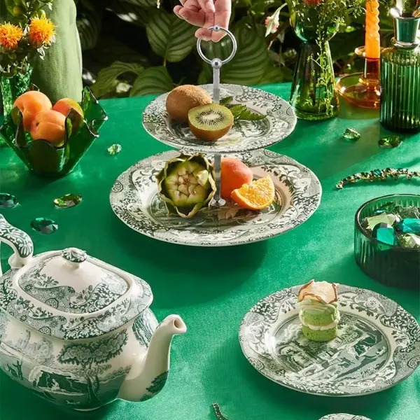 SPODE HERITAGE GREEN ITALIAN 2 KATLI SERVİS