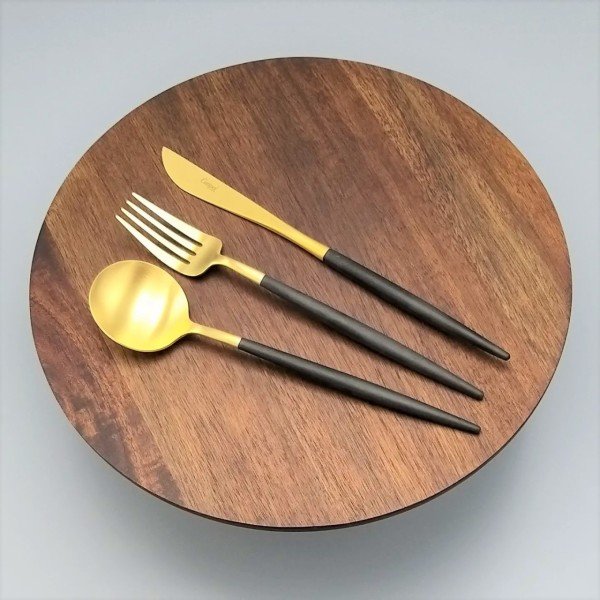 ''CUTIPOL GOA GOLD'' 6 KİŞİLİK 18 PARÇA ÇATAL BIÇAK TAKIMI