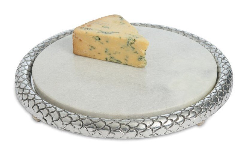 JULIA KNIGHT Marka- FLORENTINE Model- 28 CM çapında Mermer  Peynir Tabağı
