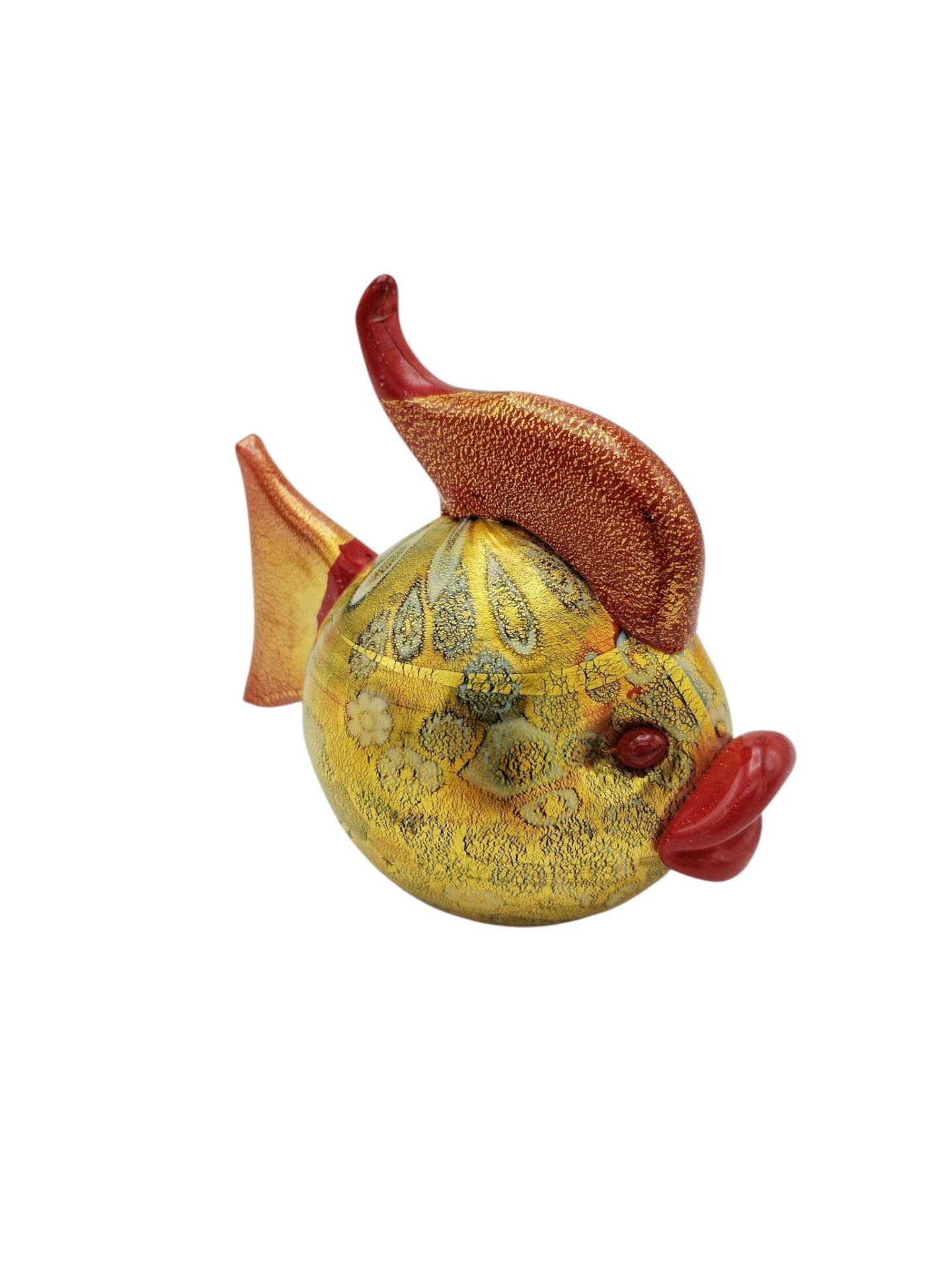 Murano No:10- Balık obje  8,5 cm