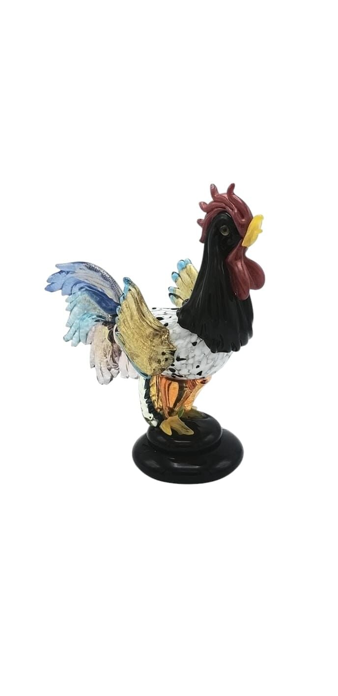 Murano No:6-Orta Boy Horoz h: 22 cm