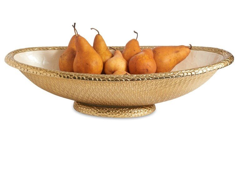 JULIA KNIGHT FLORENTINE 61 CM OVAL KASE GOLD SNOW