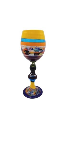 Murano No:47- Büyük Kadeh Sarı Ağızlı