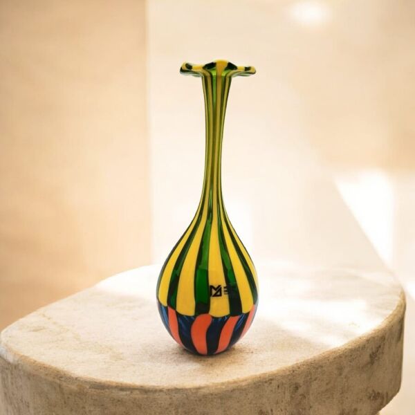 Murano No:15 -  Sarı Yeşil Mavi Turunculu Obje