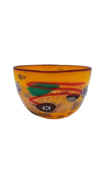Murano No: 34-vase schizzo- Turuncu Kase