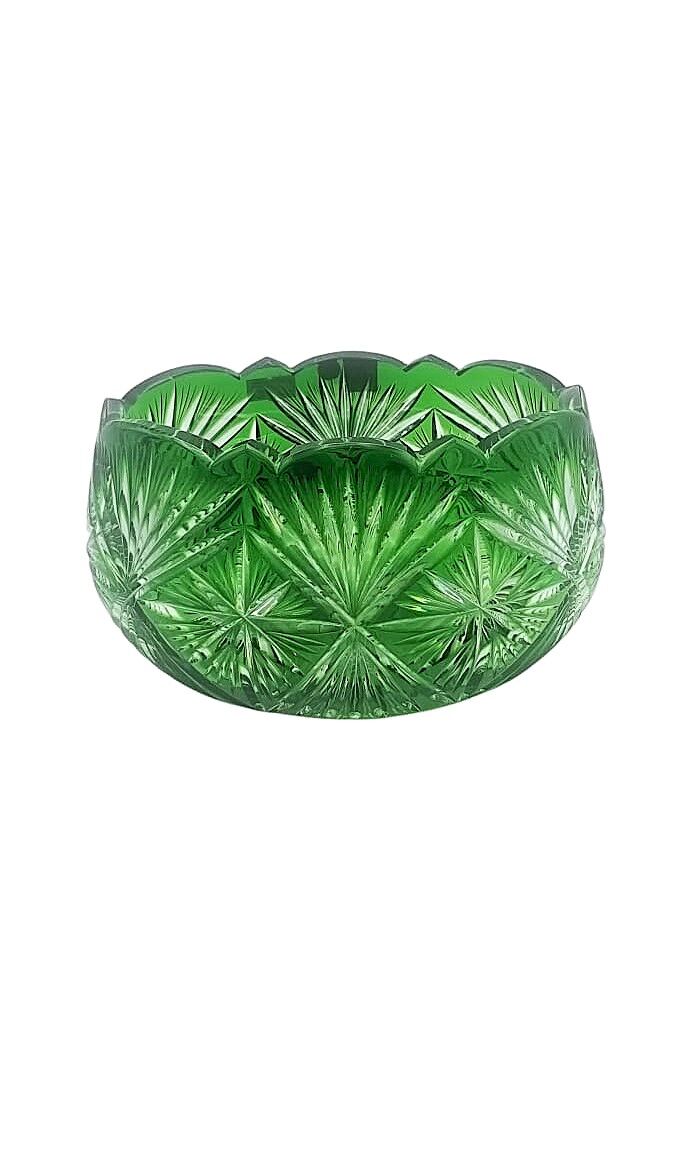 Caesar Kristal Oval  Yeşil Çanak