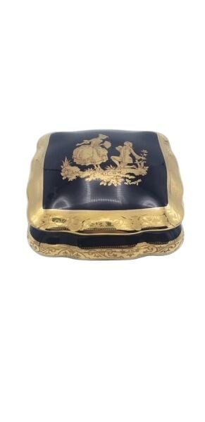 Limoges Kapaklı Porselen Tabak 11 cm