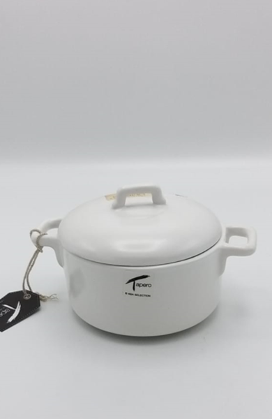 ASA SELECTION KAPAKLI GÜVEÇ KABI BEYAZ (21  cm)