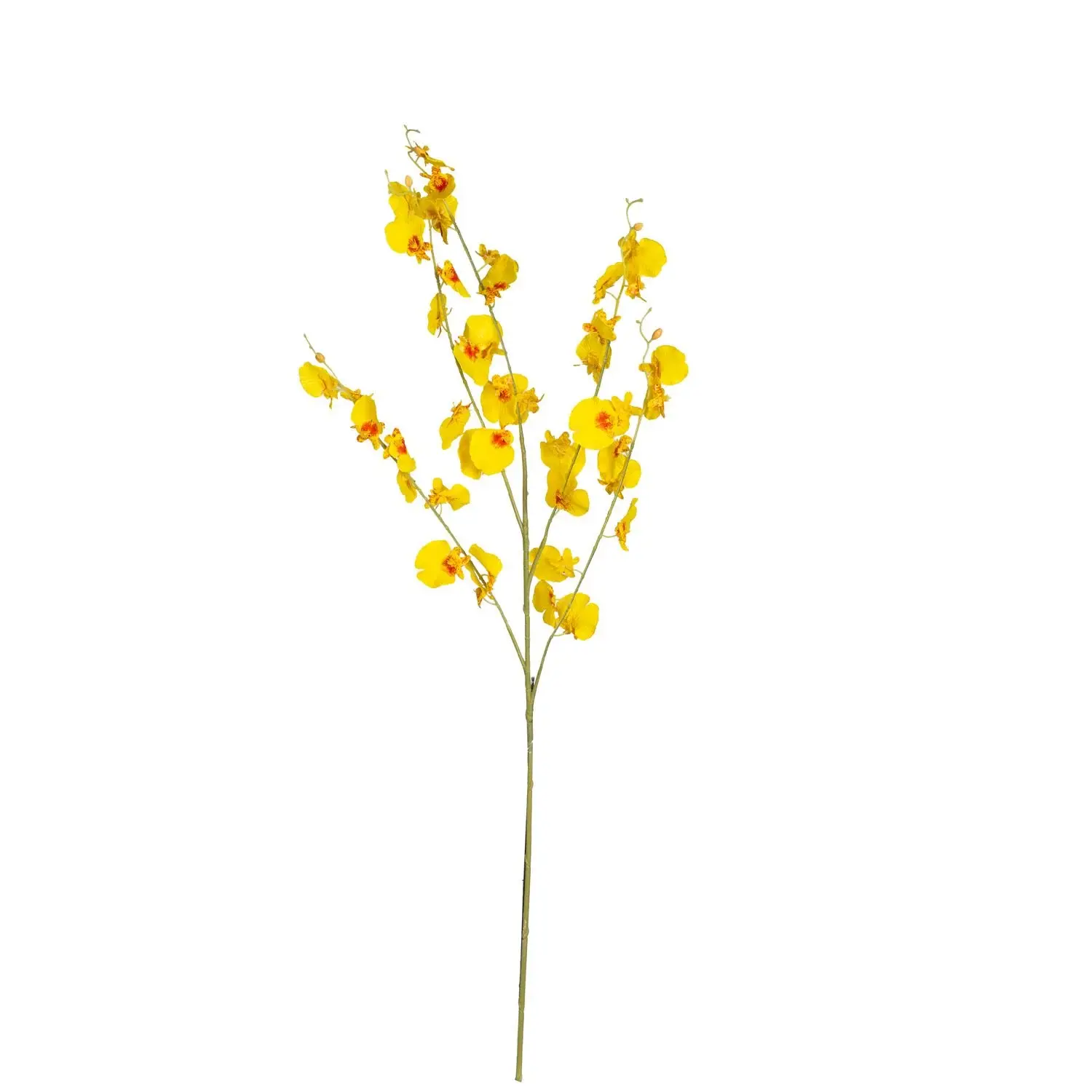Yapay Kelebek Orkide Sarı 85 cm