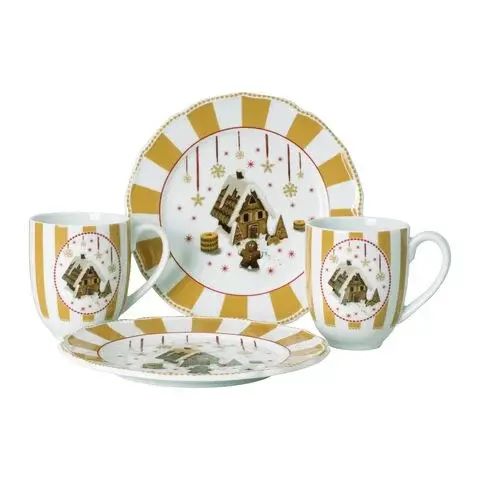 Hutschenreuter Christmas Love Bej 4 Parça Porselen Set