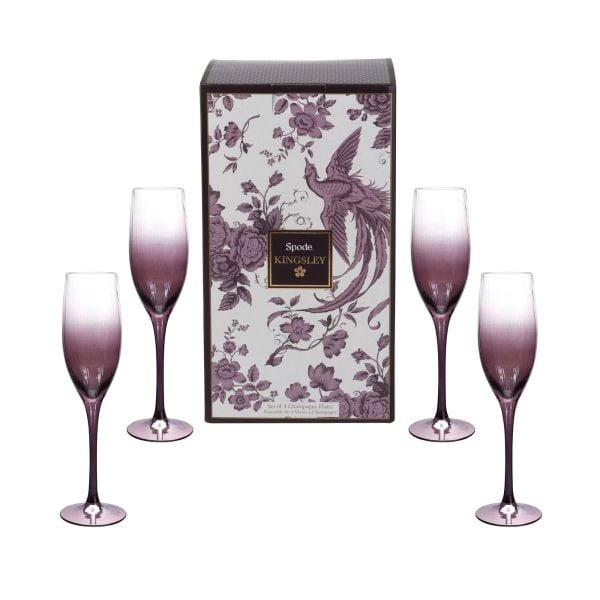 SPODE KINGSLEY ŞAMPANYA BARDAĞI 4 LÜ