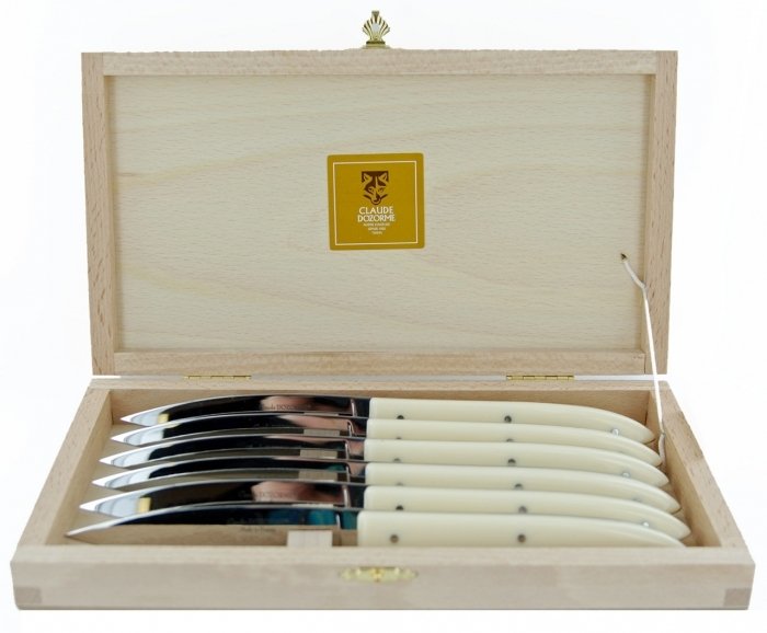 CLAUDE DOZORME BİFTEK BIÇAĞI 6 LI KREM (23 cm)