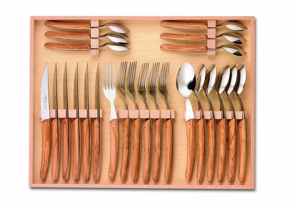 CLAUDE DOZORME 24 PARÇA ÇATAL BIÇAK TAKIMI OLIVE (ZEYTİN)