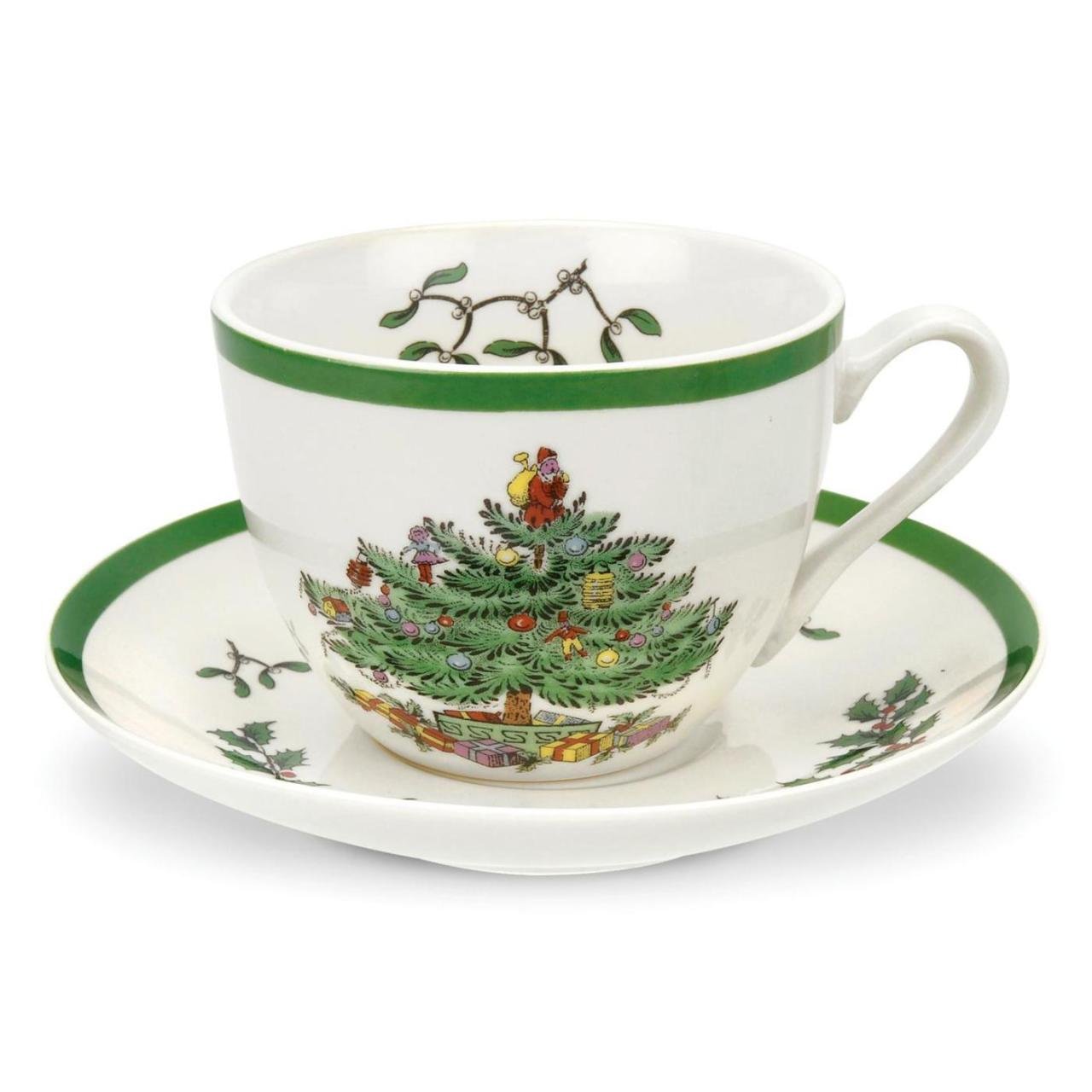 SPODE CHRİSTMAS TREE ÇAY FİNCANI